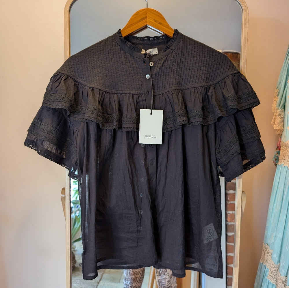 Spell Dove blouse size S